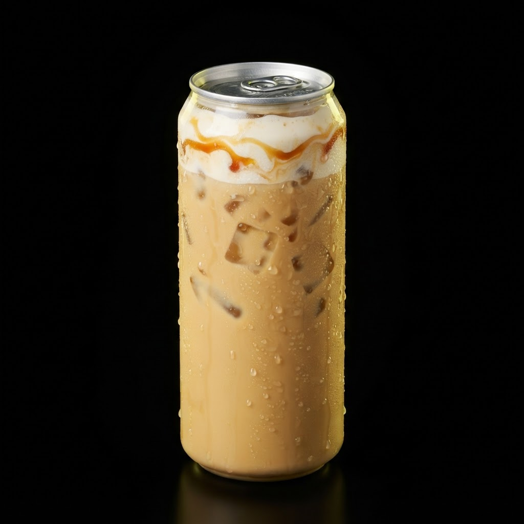 Banana Bread — Coffee with banana, brown sugar cinnamon & vanilla, a vanilla cold foam and a caramel drizzle.