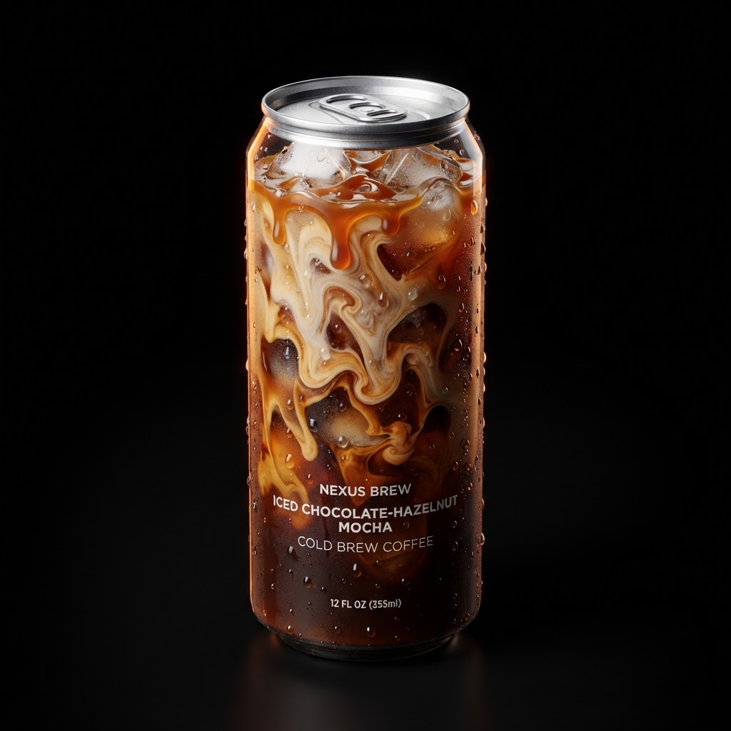 Jamocha Me Crazy — Coffee with chocolate, caramel & hazelnut, a chocolate cold foam and a chocolate drizzle.